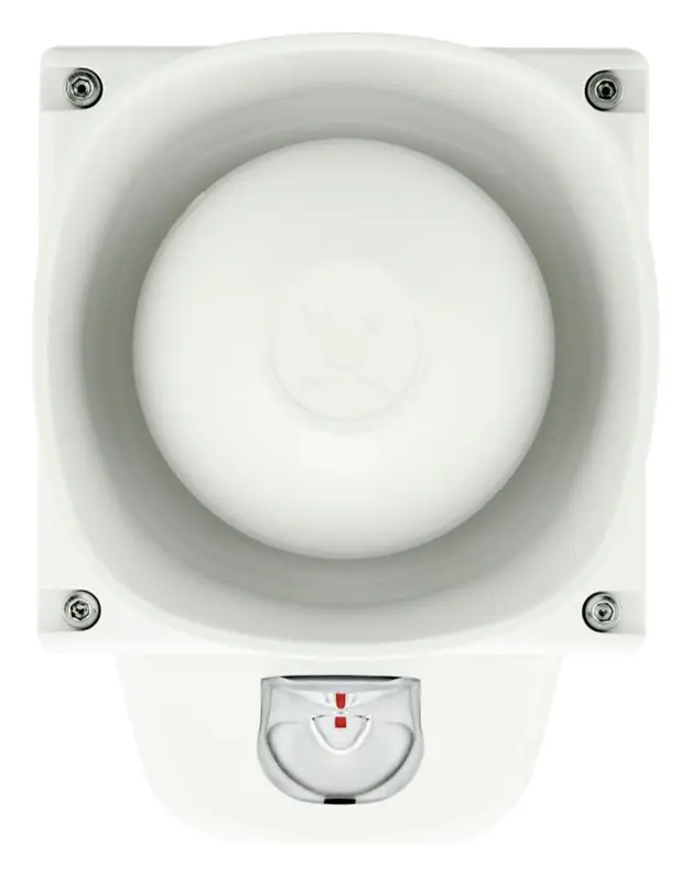 Eaton 8500059FULL-0250X Symphoni LX Dış Ortam Kırmızı Flaş Yangın Sireni / Flaşör