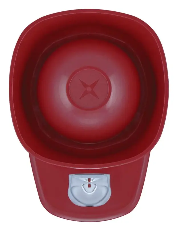 Eaton 8500075FULL-0237X Symphoni LX Kırmızı Flaş Kırmızı Gövde Yangın Sireni / Flaşör