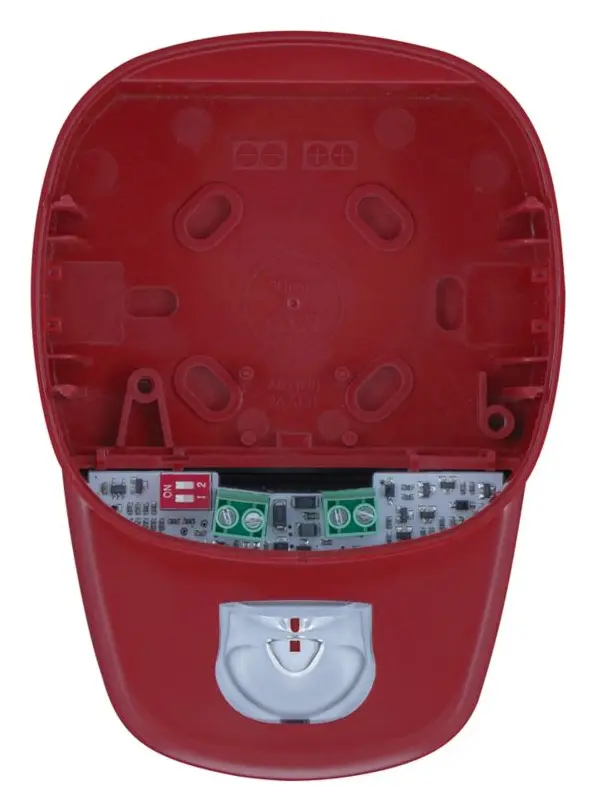 Eaton 8500095FULL-0231X Symphoni LX Kırmızı Flaş Kırmızı Gövde Sirenli / Flaşörlü Dedektör Tabanı