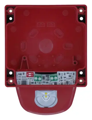 Eaton 8500098FULL-0239X Symphoni LX Beyaz Flaş Kırmızı Gövde Sirenli / Flaşörlü Dedektör Tabanı