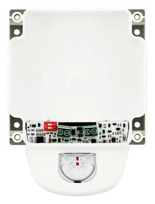 Eaton 8500099FULL-0246X Symphoni LX Kırmızı Flaş Beyaz Gövde Sirenli / Flaşörlü Dedektör Tabanı
