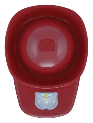 Eaton 850127FULL-0276X Symphoni LX Beyaz Flaş Kırmızı Gövde Yangın Sireni / Flaşör