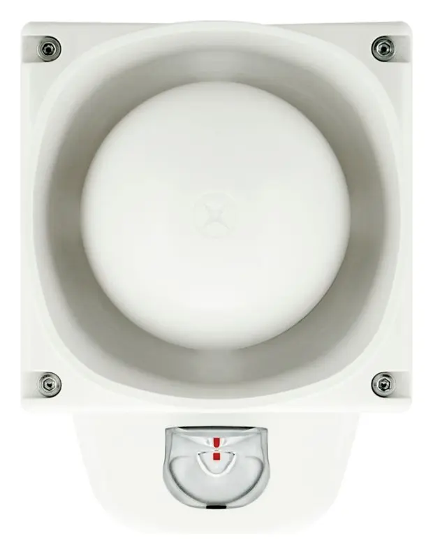 Eaton 850132FULL-0285X Symphoni LX Dış Ortam Kırmızı Flaş Yangın Sireni / Flaşör