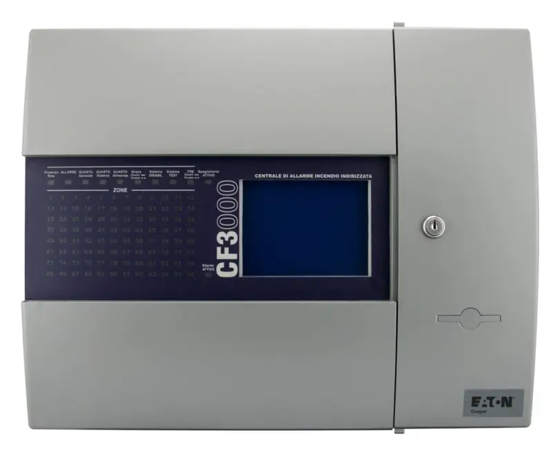 Eaton CF30002GIT CF3000 2 Loop İtalyanca Adresli Yangın Alarm Paneli