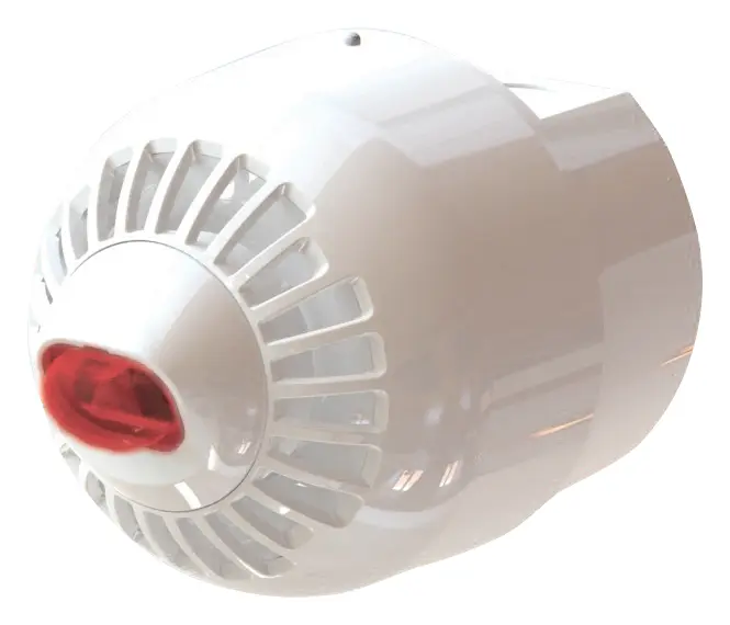 Edwards ASW367W Konvansiyonel Kırmızı Yangın Sireni / Flaşör