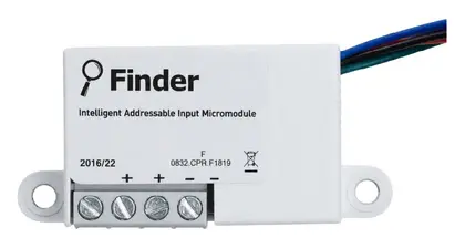 Finder FF MICM250-1/1 Intelligent Adresli Entegre Kısa Devre İzolatörlü Giriş ve Çıkış Mikromodülü