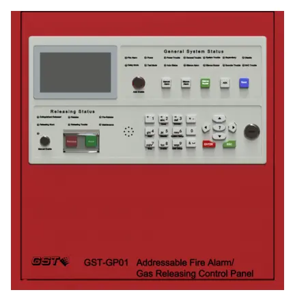 GST GST-GP01 2 Loop UL Söndürme Kontrol Paneli