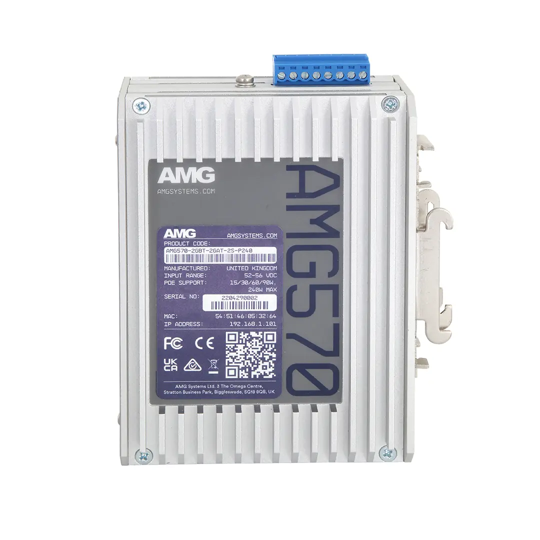 Hanwha Vision AMG570-2GBT-2GAT-2S-P240~HWEU Yönetilebilir Switch — görsel 4