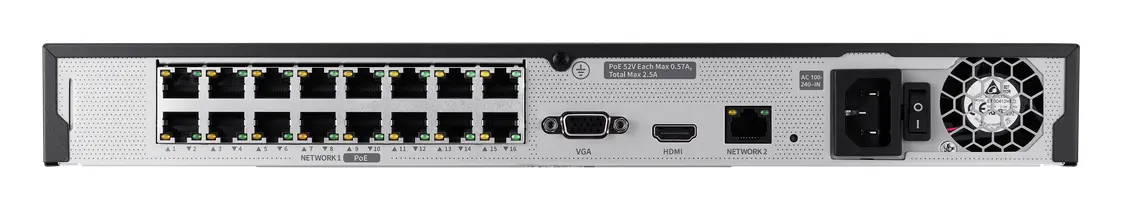 Hanwha Vision ARN-1610S 16 Kanal PoE NVR Kayıt Cihazı — görsel 5