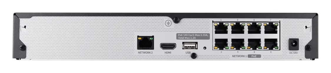 Hanwha Vision ARN-810S 8 Kanal PoE NVR Kayıt Cihazı — görsel 4
