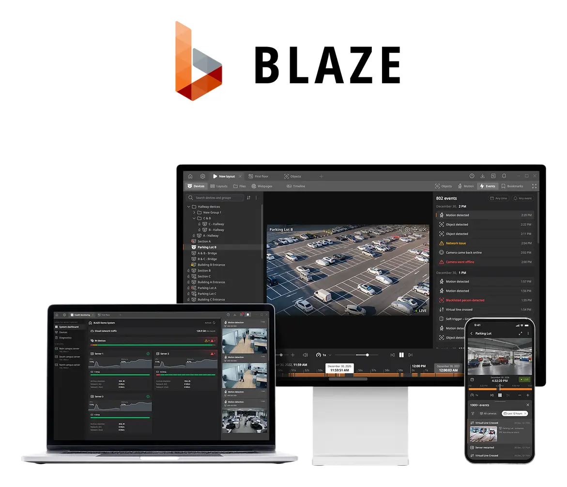 Hanwha Vision BLAZE Video Yönetim Yazılımı (VMS)