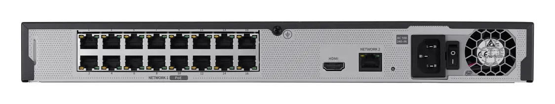 Hanwha Vision LRN-1610S 16 Kanal PoE NVR Kayıt Cihazı — görsel 3