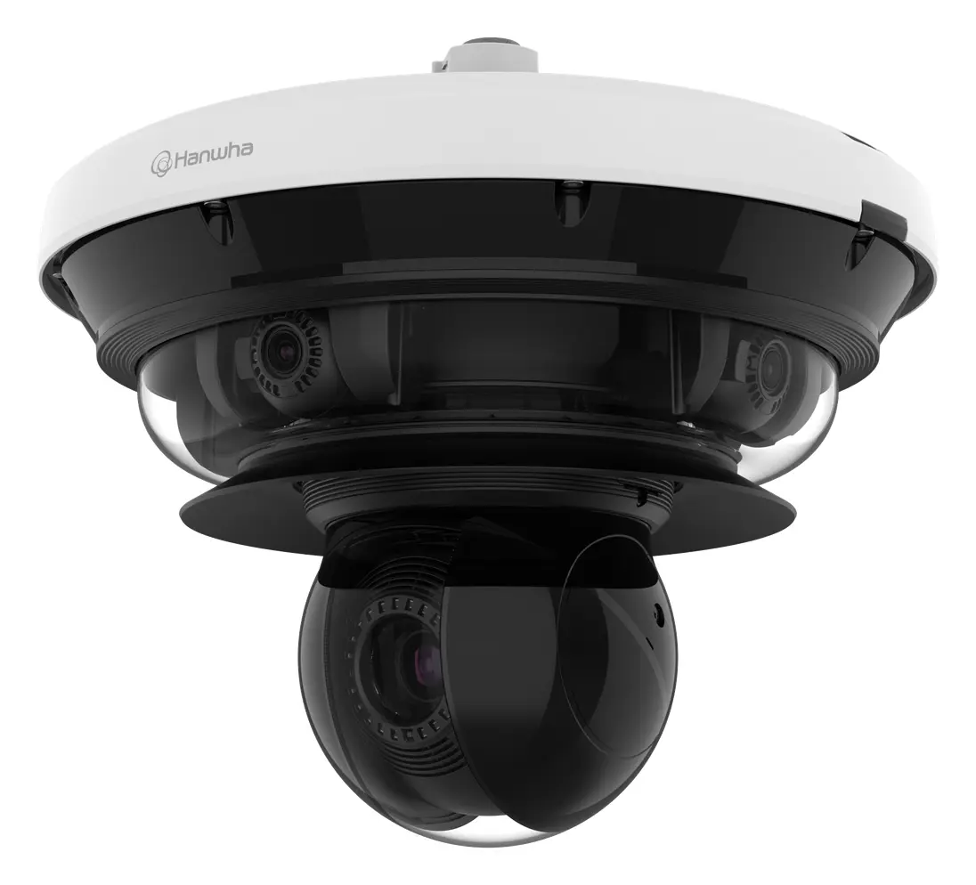 Hanwha Vision PNM-C34404RQPZ 8MP AI IR Varifokal Çok Yönlü Kamera — görsel 2