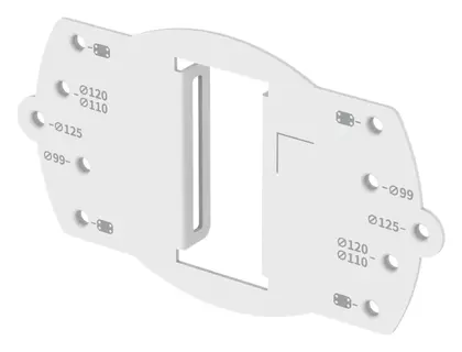 Hanwha Vision SBD-140PMB Direk Montaj Aparatı