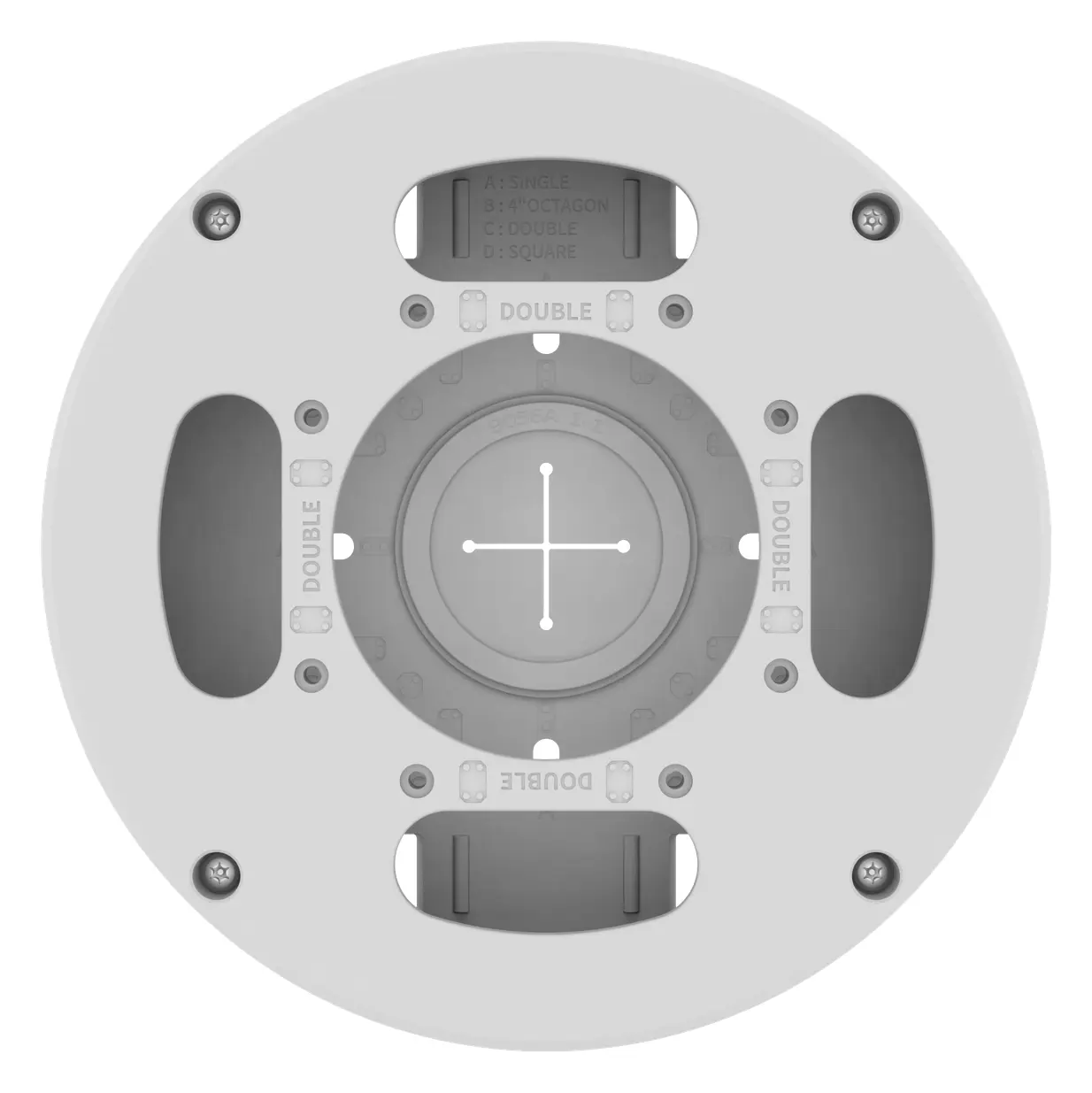 Hanwha Vision SBV-180BW Arka Kutu (Back Box) — görsel 2