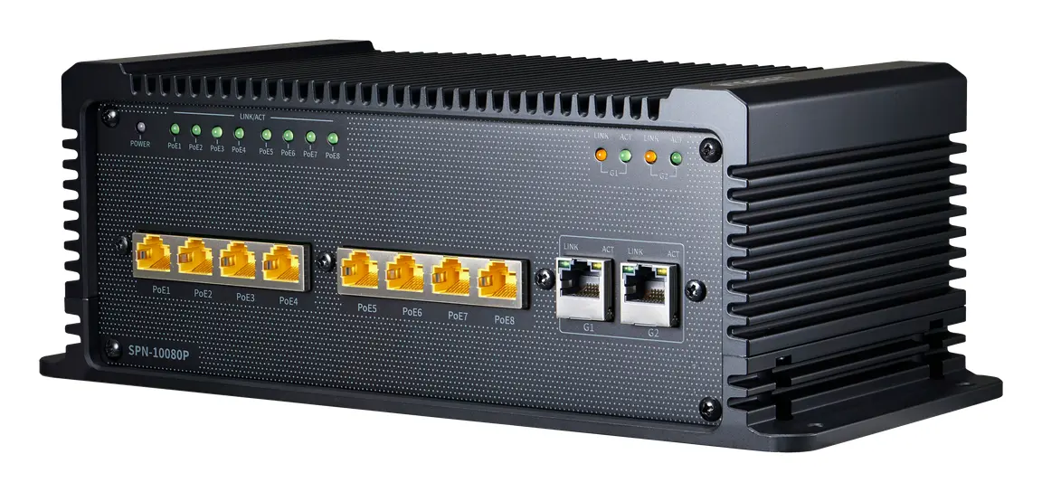 Hanwha Vision SPN-10080P 8 Port PoE Switch