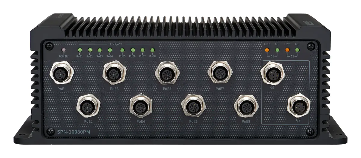 Hanwha Vision SPN-10080PM 8 Port PoE Switch — görsel 4