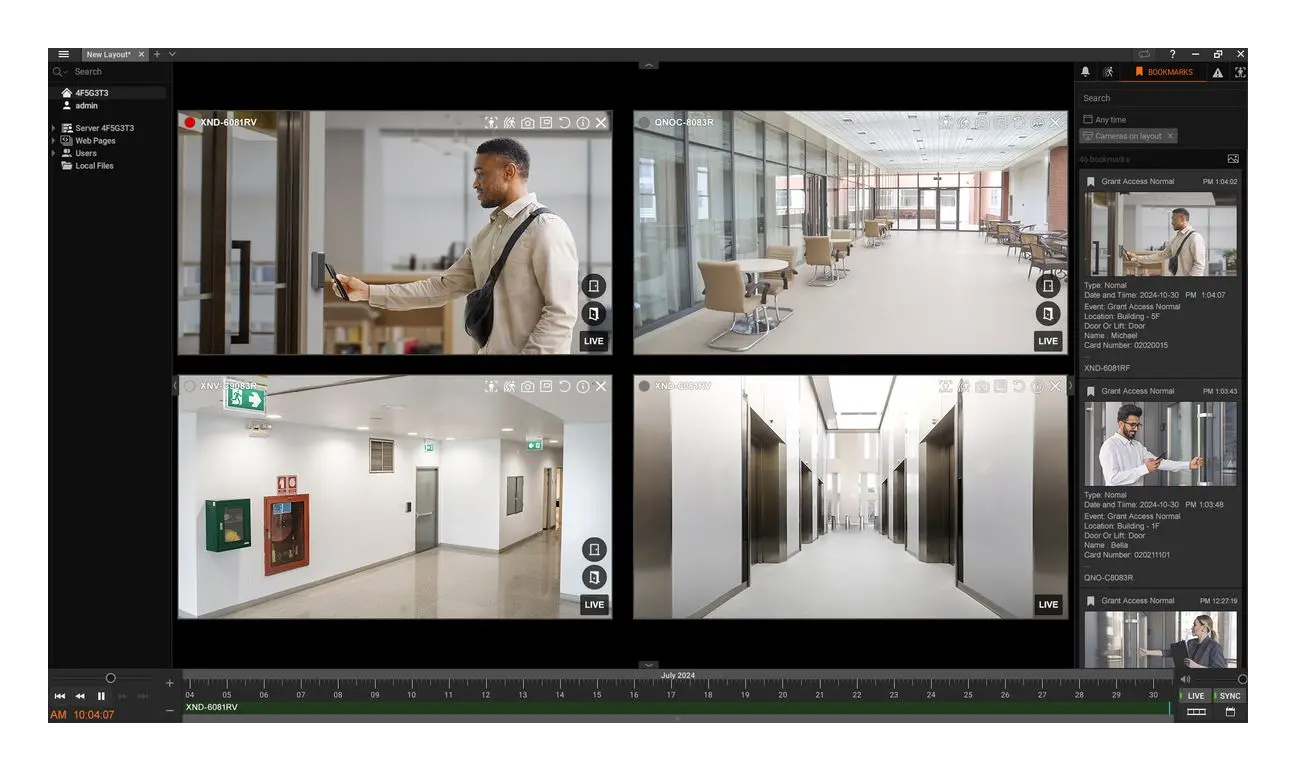 Hanwha Vision Wisenet ACS Geçiş Kontrol Yazılımı