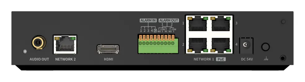 Hanwha Vision XRN-426S-1T 4 Kanal PoE AI NVR Kayıt Cihazı — görsel 4