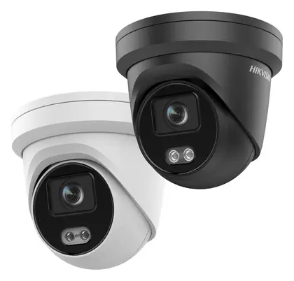 Hikvision DS-2CD2347G2-LU (C) (BLACK) 4 MP ColorVu IP Turret Kamera