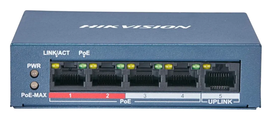 Hikvision DS-3E0105P-E/M 4 Port PoE Switch