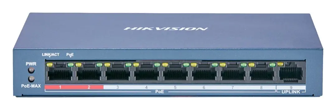Hikvision DS-3E0109P-E/M 8 Port PoE Switch