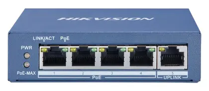 Hikvision DS-3E0505P-E 4 Port Gigabit PoE Switch