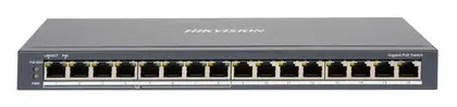 Hikvision DS-3E0516P-O 16 Port Gigabit PoE Switch