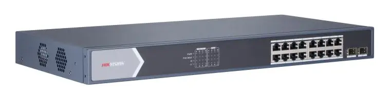 Hikvision DS-3E0518P-E/M 16 Port PoE Switch — görsel 4
