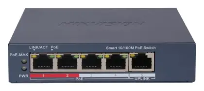 Hikvision DS-3E1105P-EI-V2 4 Port Fast Ethernet Smart PoE Switch