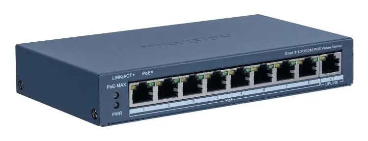 Hikvision DS-3E1309P-EI/M 8 Port PoE Switch