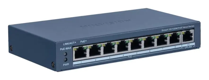 Hikvision DS-3E1309P-EI/M 8 Port PoE Switch — görsel 2