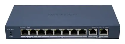 Hikvision DS-3E1310HP-EI (B) 8 Port PoE Switch