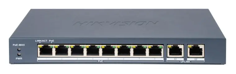 Hikvision DS-3E1310P-EI (B) 8 Port PoE Switch