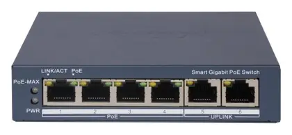 Hikvision DS-3E1506P-EI 4 Port Gigabit PoE Switch