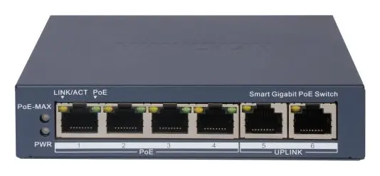 Hikvision DS-3E1506P-EI(C) 4 Port Gigabit PoE Switch