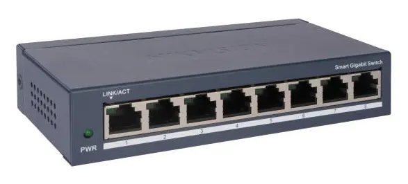 Hikvision DS-3E1508-EI(C) 8 Port Gigabit Network Switch — görsel 3