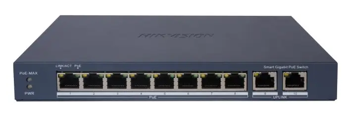 Hikvision DS-3E1510P-EI 8 Port Gigabit PoE Switch