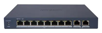 Hikvision DS-3E1510P-EI/M (B) 8 Port Gigabit PoE Switch