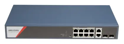Hikvision DS-3E1512HP-SI-8P2T2F 8 Port Gigabit PoE Switch