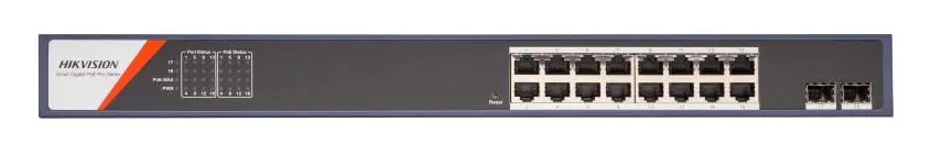 Hikvision DS-3E1518P-SI-16P2F 16 Port Gigabit PoE Switch — görsel 2