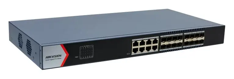 Hikvision DS-3E1524-SI-16F8T 24 Port Yönetilebilir Switch — görsel 3