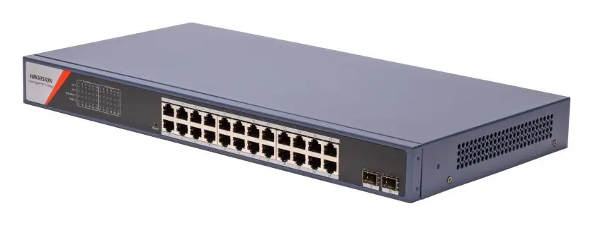 Hikvision DS-3E1526P-SI-24P2F 24 Port Gigabit PoE Switch — görsel 5