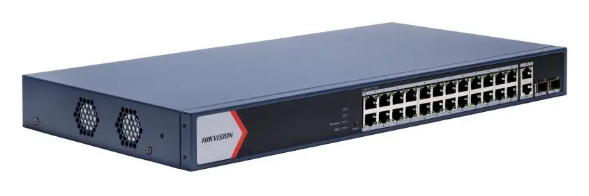 Hikvision DS-3E1528P-EI 24 Port Gigabit PoE Switch — görsel 2