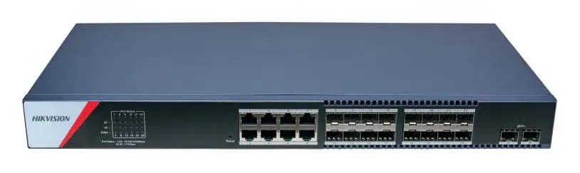 Hikvision DS-3E1726-SI-16F8T2X 26 Port Yönetilebilir Switch