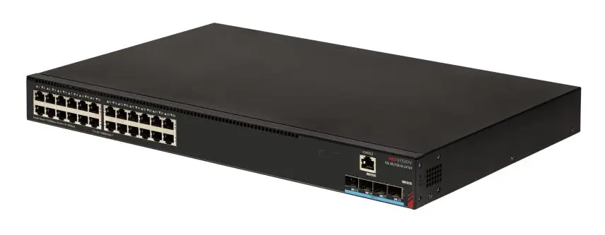 Hikvision DS-3E2728-SI-24T4X 10G Network Switch — görsel 5