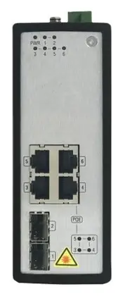 Hikvision DS-3T0506P 4 Port Gigabit PoE Endüstriyel Switch