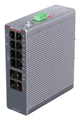 Hikvision DS-3T1512-SI-8T4F 12 Port Gigabit Endüstriyel Switch
