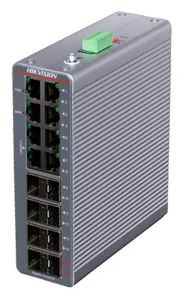 Hikvision DS-3T1516-SI-8T8F 16 Port Gigabit Endüstriyel Switch
