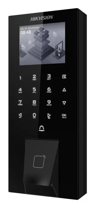 Hikvision DS-K1T807MBFWX-E1 2.4 inç Parmak İzi Terminali — görsel 3